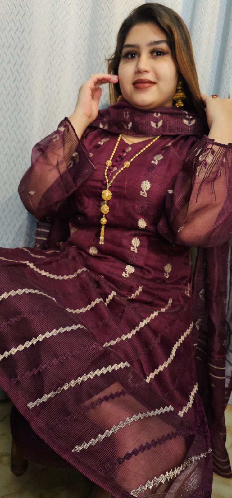 ঈদের স্পেশাল জামদানি এমব্রয়ডারি কোটা সেট